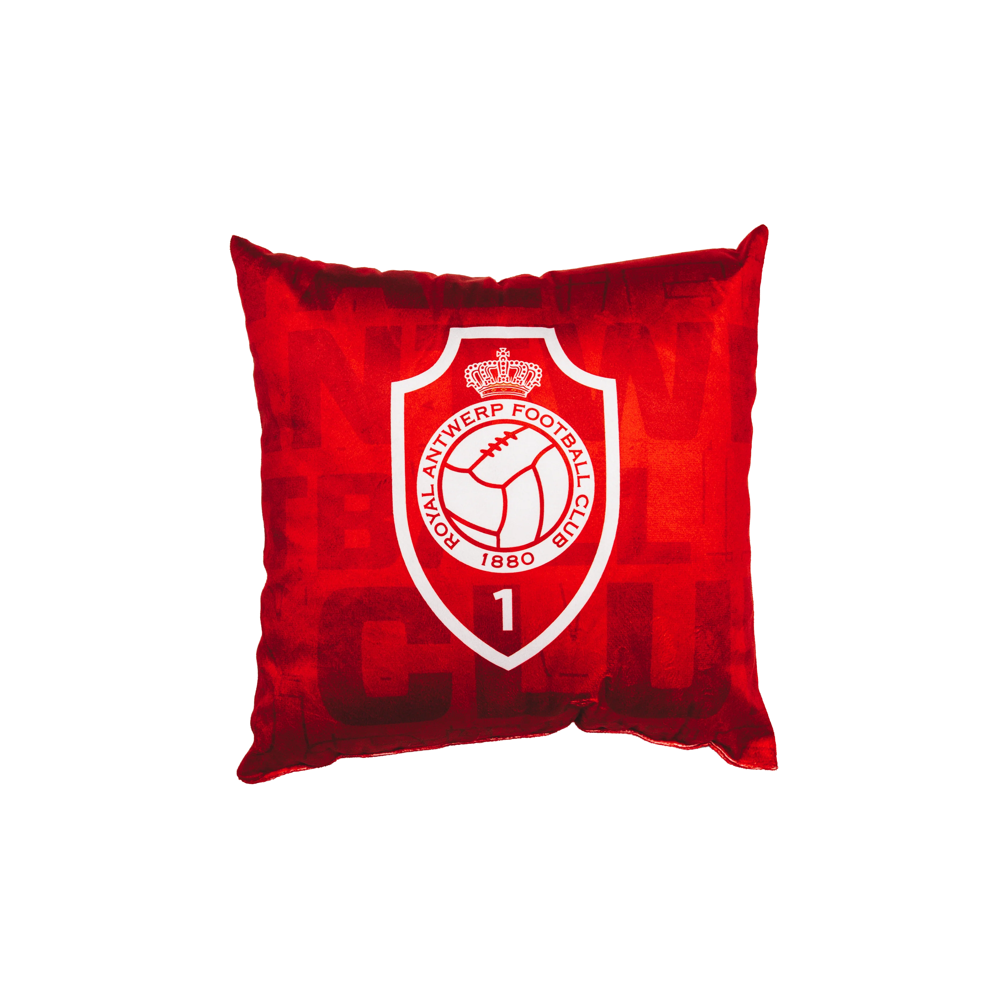 Royal Antwerp Kussen Rood met logo