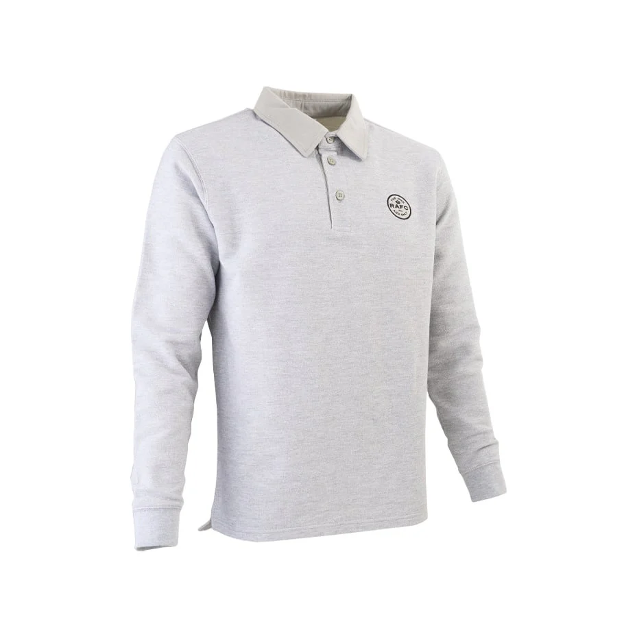 Royal Antwerp FC 'RAFC' Badge Long Sleeve Polo Grijs