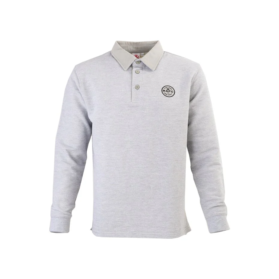 Royal Antwerp FC 'RAFC' Badge Long Sleeve Polo Grijs - Image 2