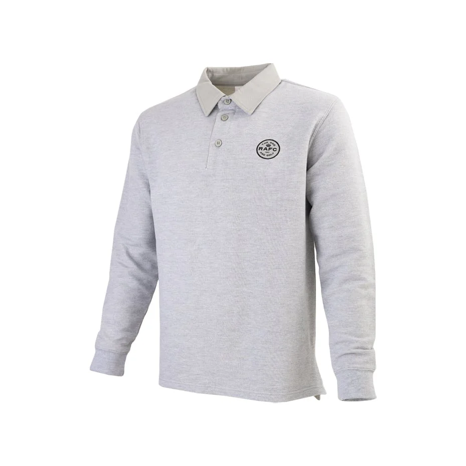 Royal Antwerp FC 'RAFC' Badge Long Sleeve Polo Grijs - Image 3