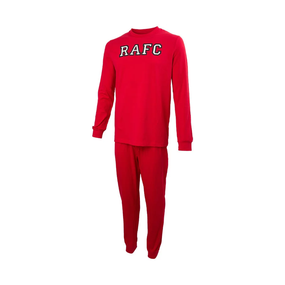 Royal Antwerp Pyjama rood met monochroom logo - Image 4