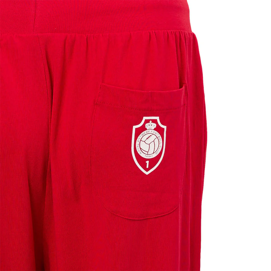 Royal Antwerp Pyjama rood met monochroom logo - Image 6