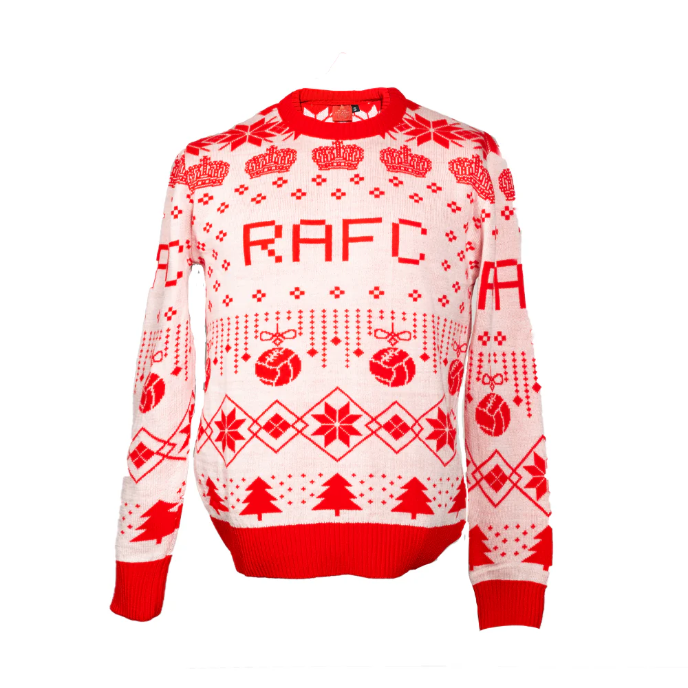 Royal Antwerp Kersttrui Wit/Rood