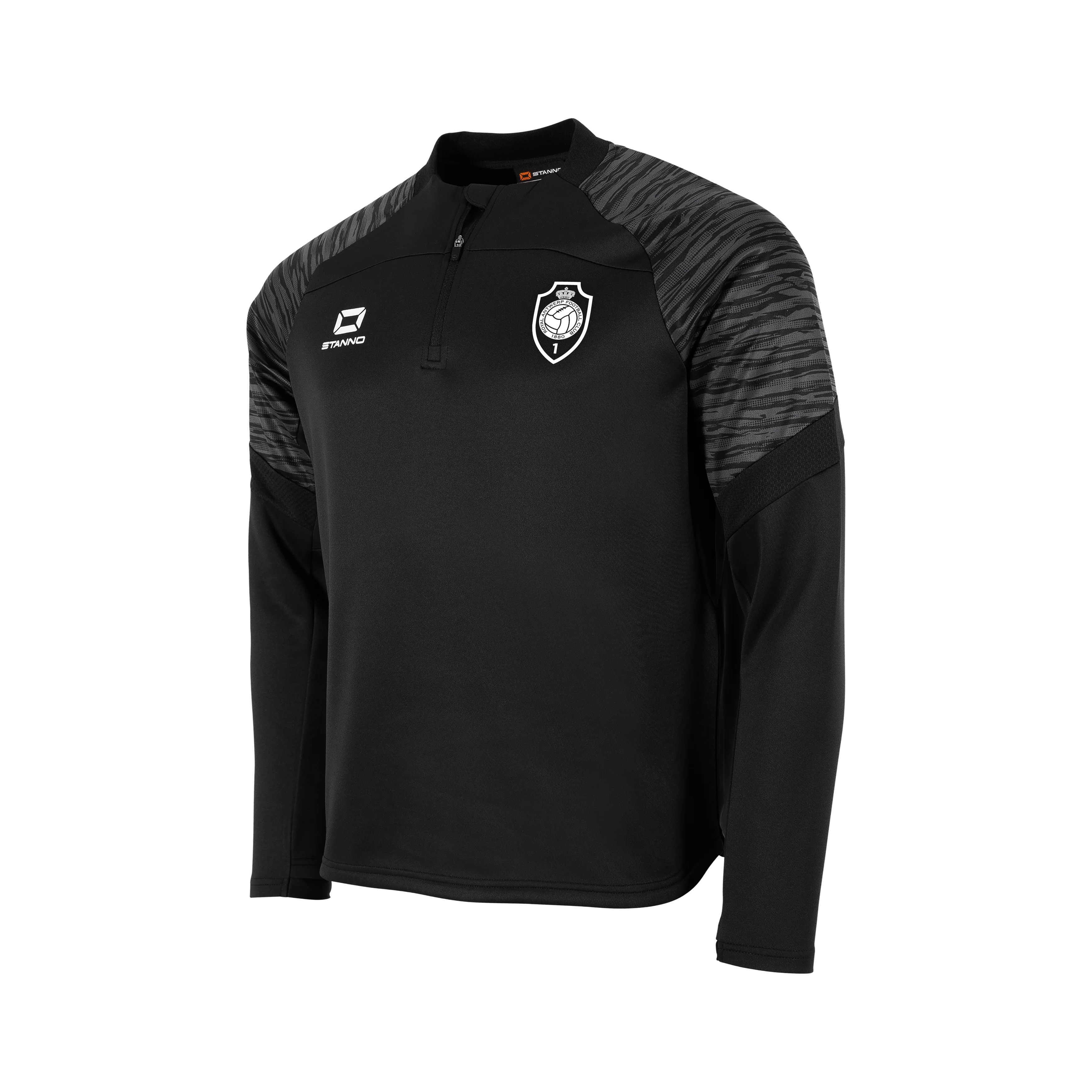 Royal Antwerp FC Quarter Zip Top Zwart  - Junior - Image 3