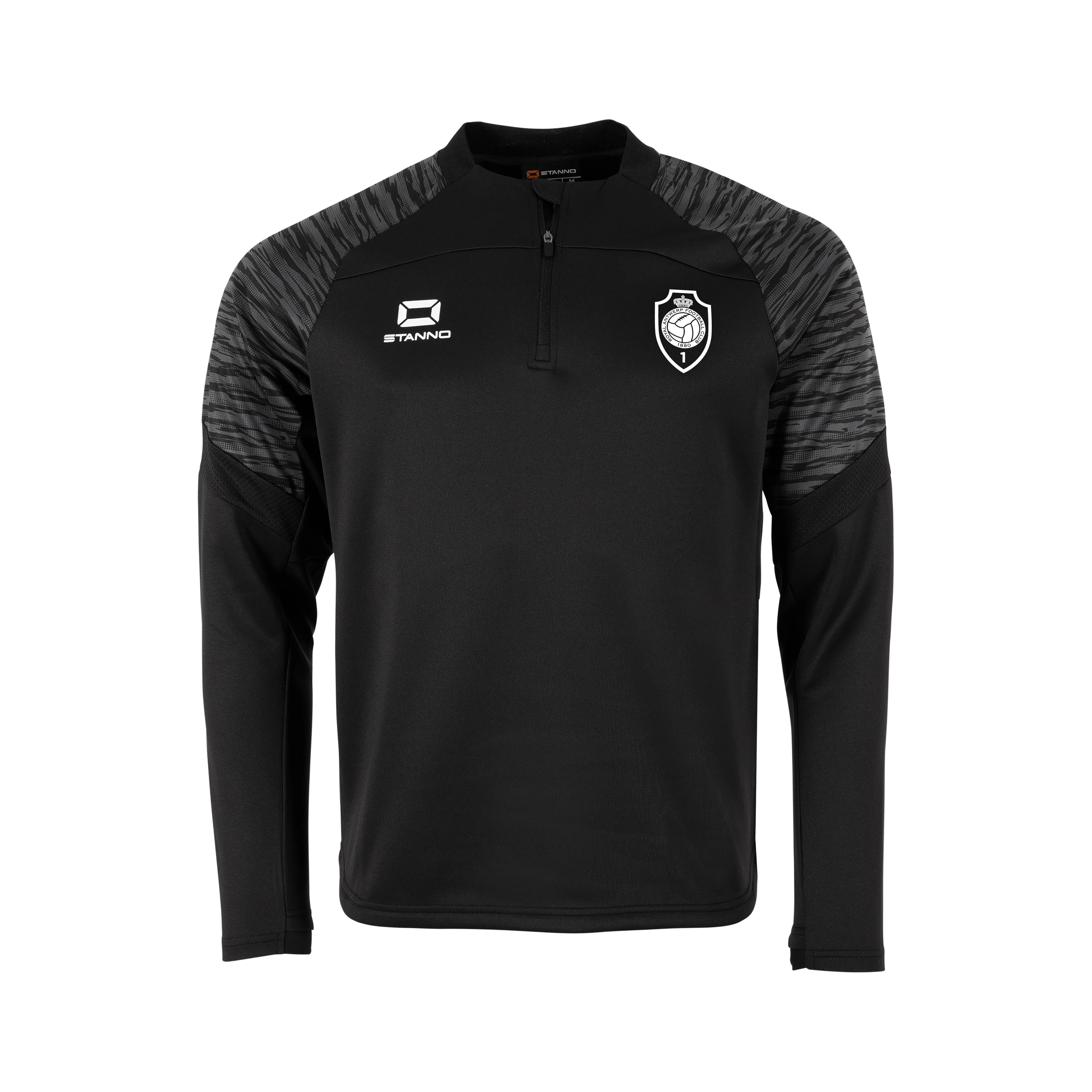 Royal Antwerp FC Quarter Zip Top Zwart  - Junior - Image 4