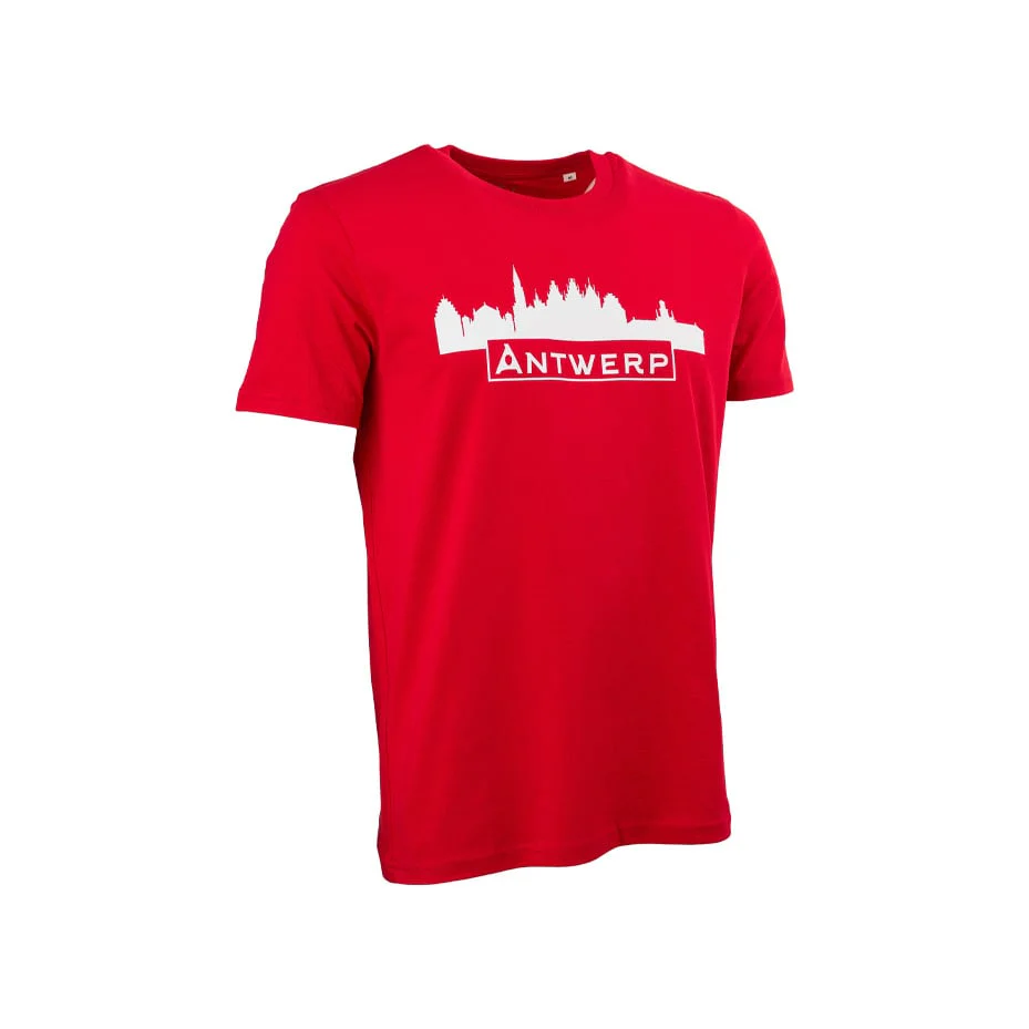 Royal Antwerp FC 'Skyline' T-Shirt Rood