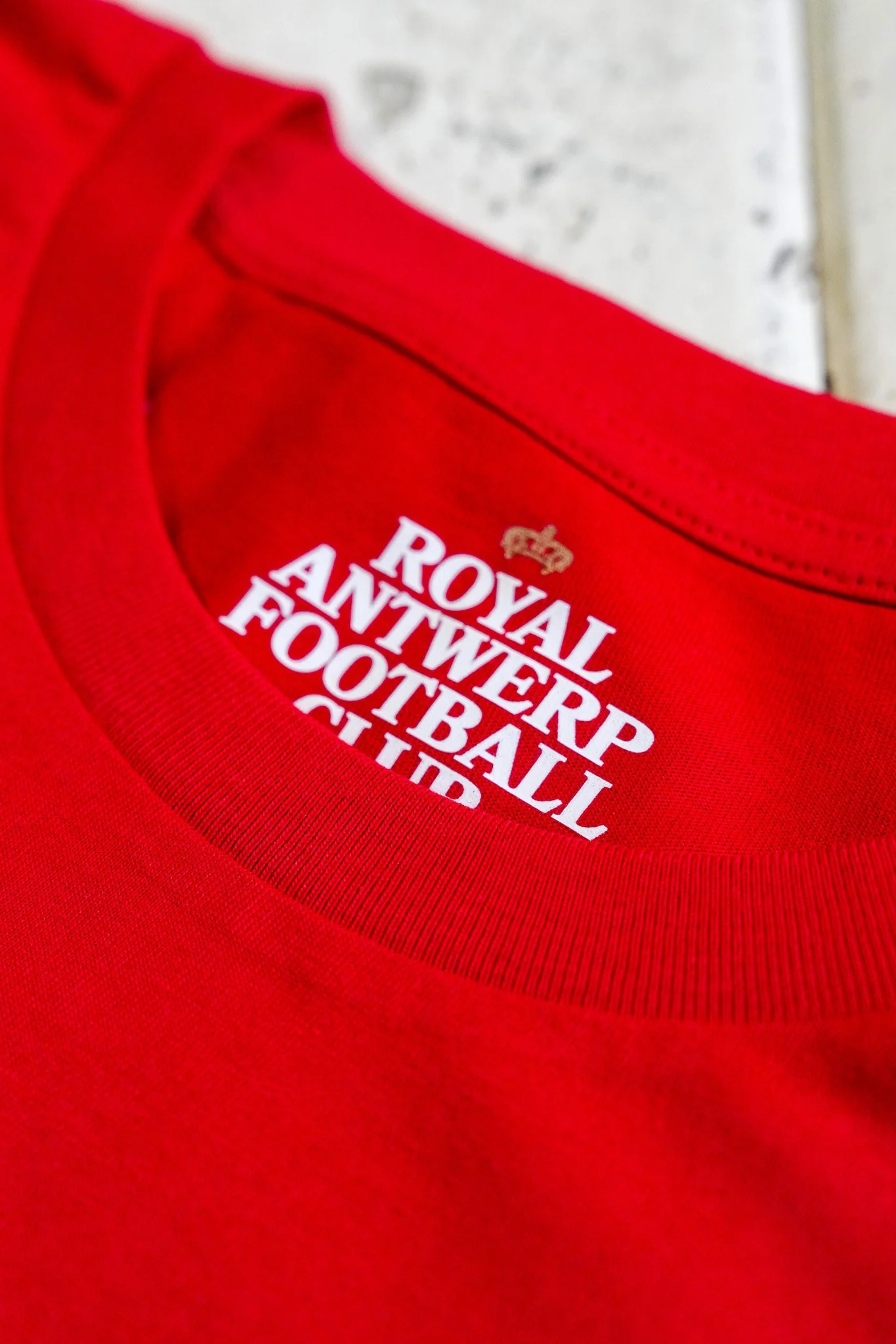Royal Antwerp T-shirt Rood - Rood en wit - Image 3