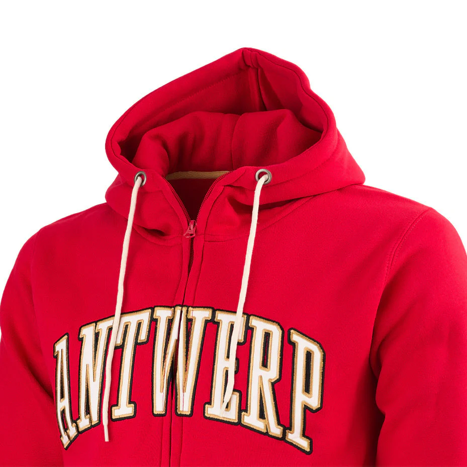 Royal Antwerp FC Zipped 'Antwerp' Hoodie Rood - Image 6