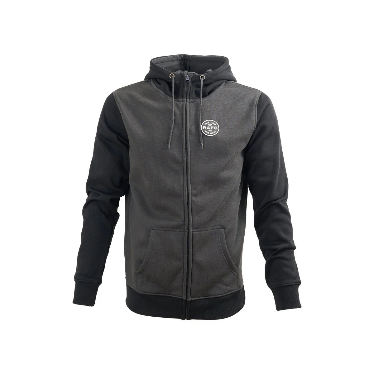 Royal Antwerp FC 'RAFC' Badge Zipped Hoodie Grijs - Image 2
